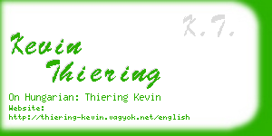 kevin thiering business card